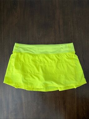 lululemon athletica Pace Rival mid rise Skort size 10